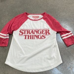 Stranger Things short sleeve shirt-3/4 length sleeves